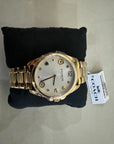 Coach Grayson Stainless Gold Bracelet Watch 36 Tea Rose Crystal Heart C Marker