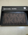 Michael Kors Jet Set Men’s Card Case – Brun/Black